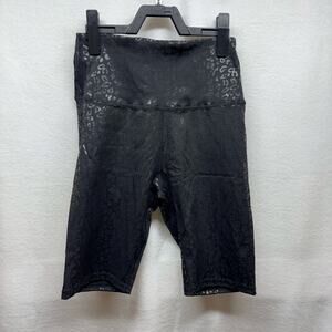LA Society Leopard Print Biker Shorts - Size Small‎